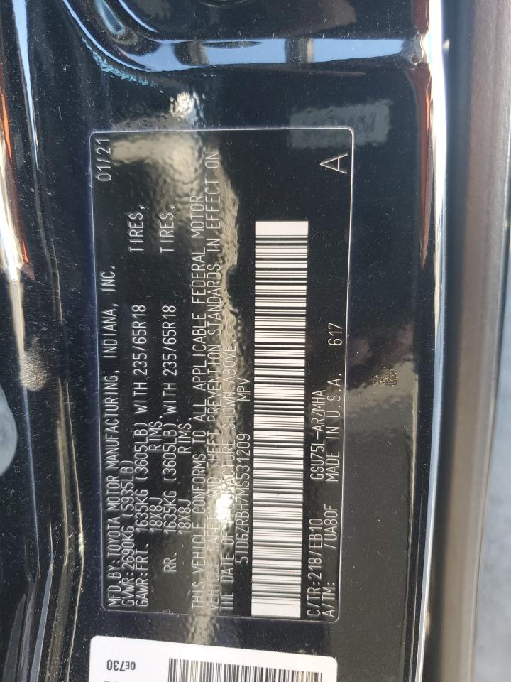 5TDGZRBH7MS****** TOYOTA HIGHLANDER с аукциона США | Day Drive