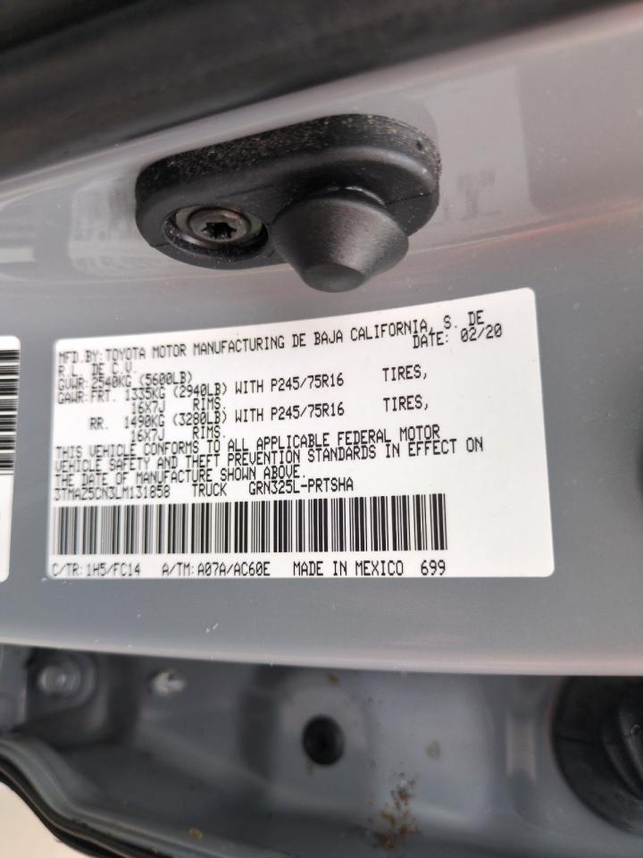 3TMAZ5CN3LM131858 TOYOTA TACOMA DOU с аукциона США | Day Drive