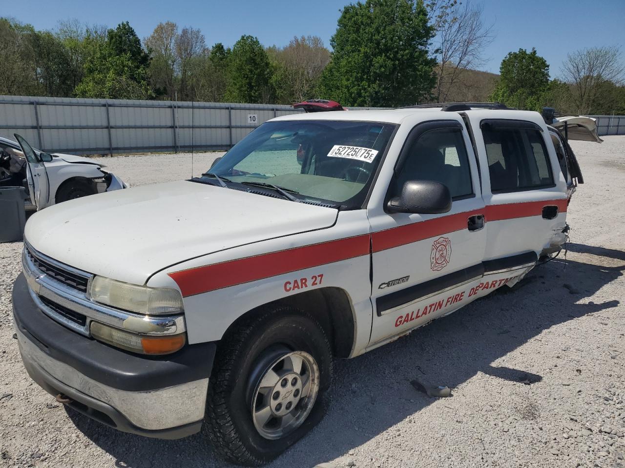 CHEVROLET TAHOE K150 2001