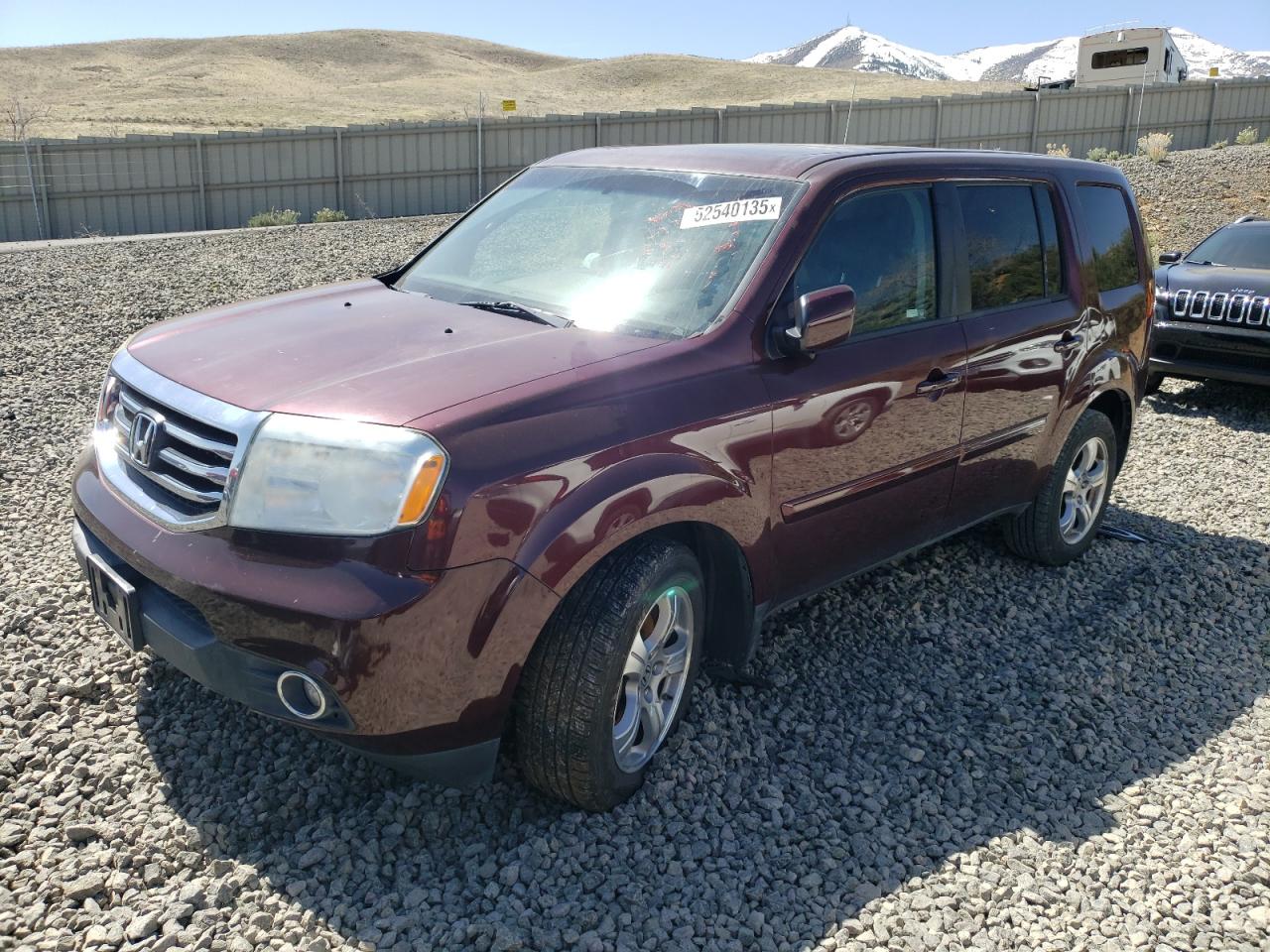HONDA PILOT EXLN 2012
