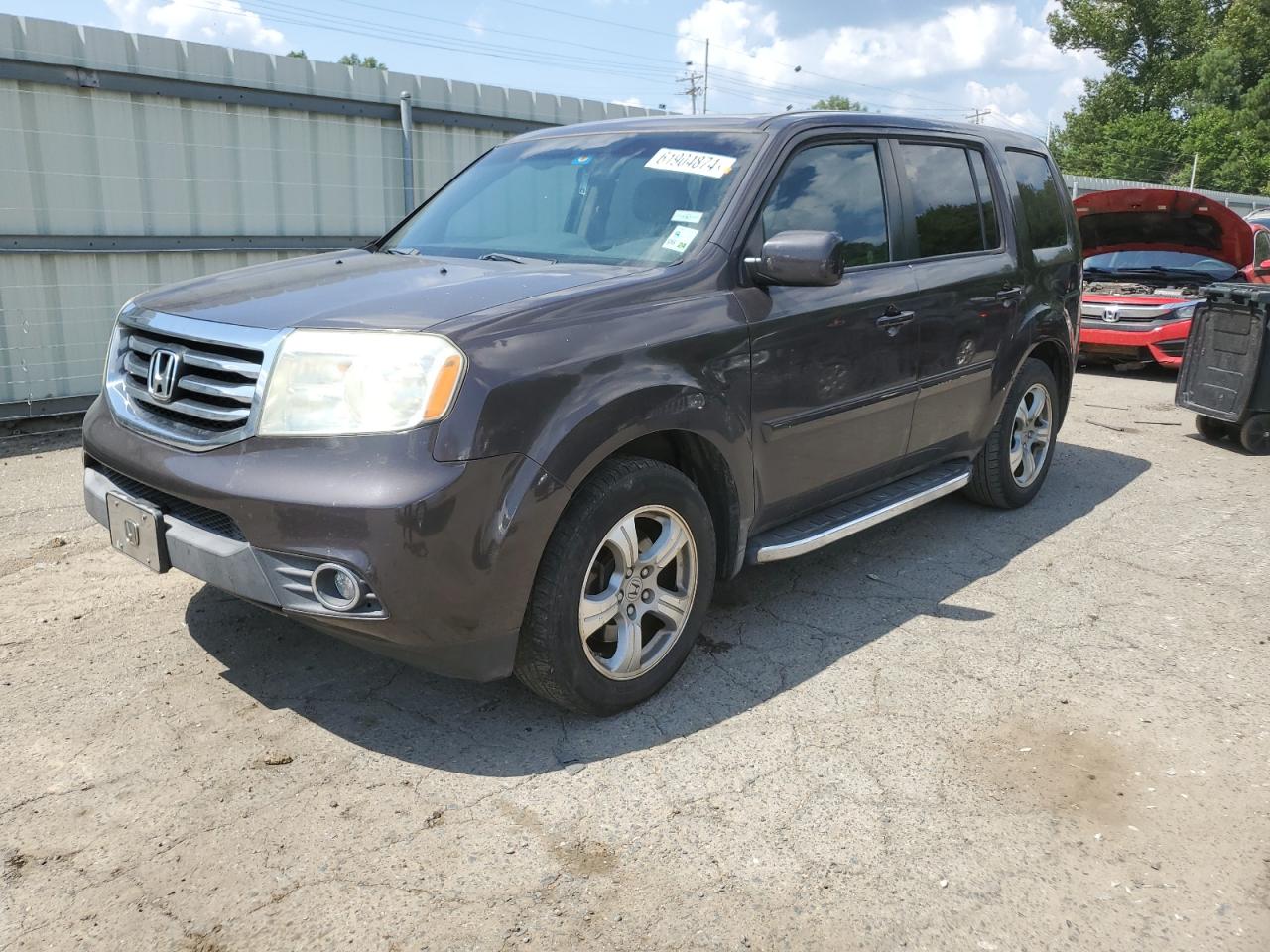 HONDA PILOT EXL 2012