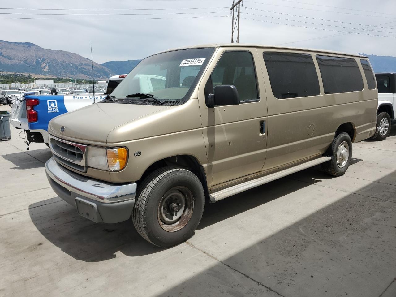 FORD ECONOLINE E350 SUPER DUTY WAGON 2000