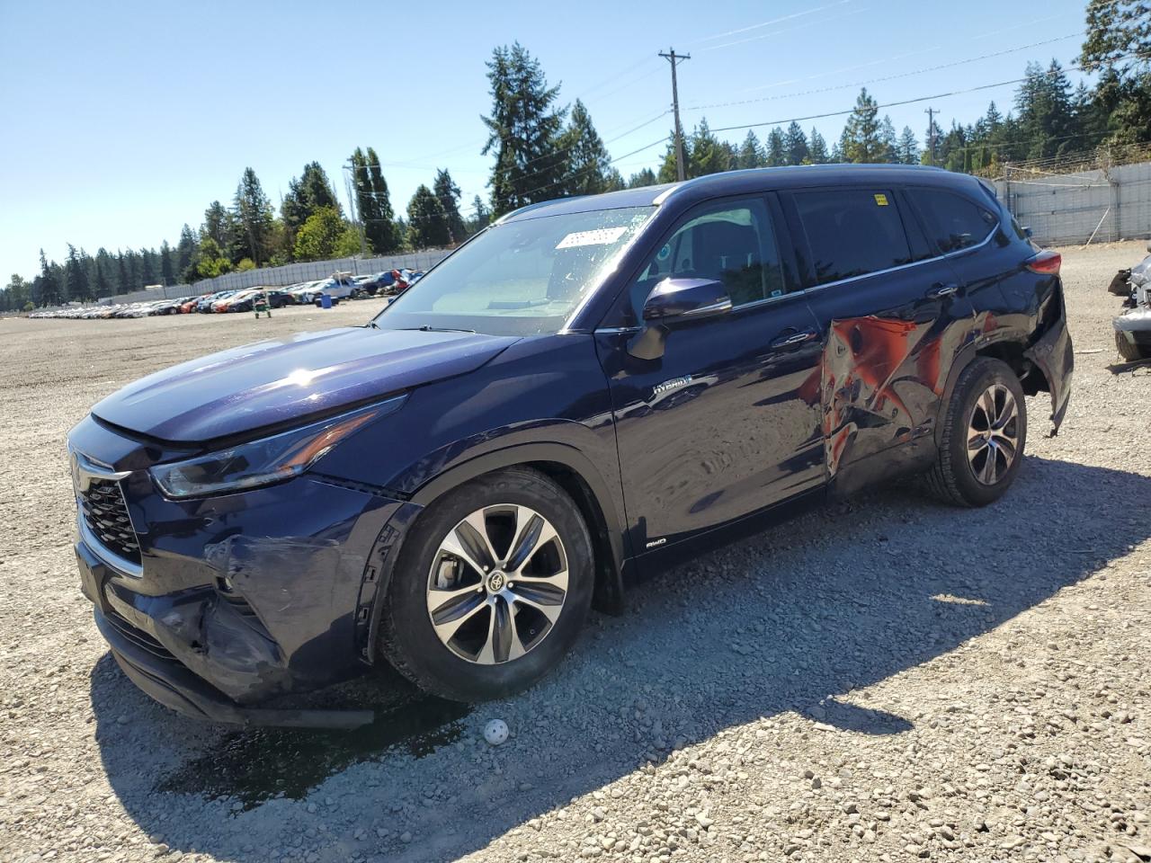 TOYOTA HIGHLANDER HYBRID XLE 2021