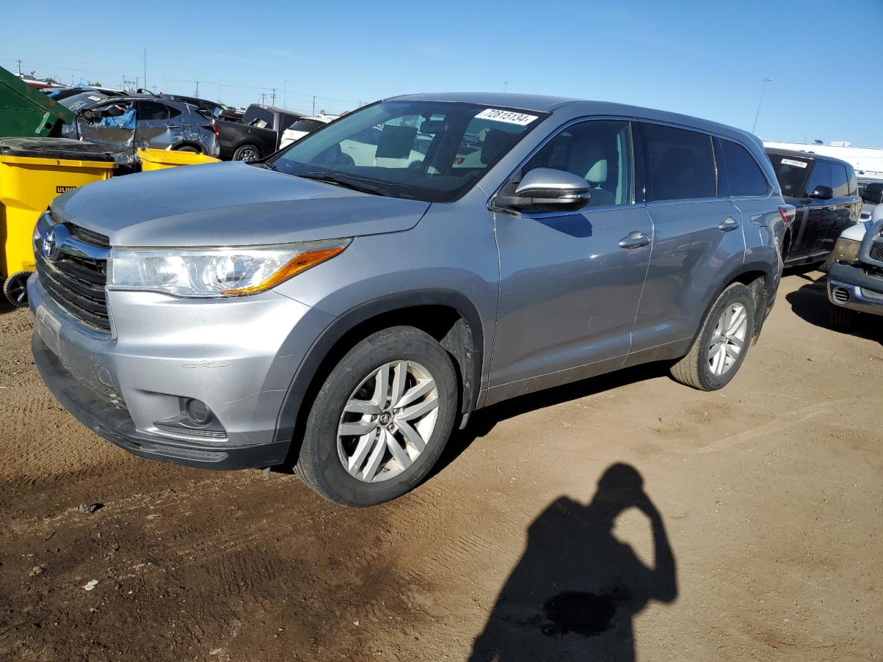 TOYOTA HIGHLANDER 2016
