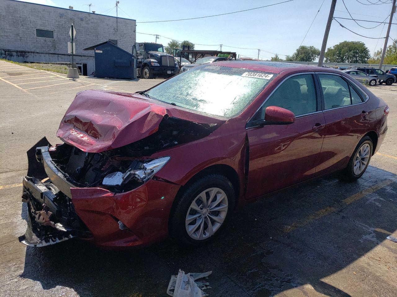 TOYOTA CAMRY LE 2017