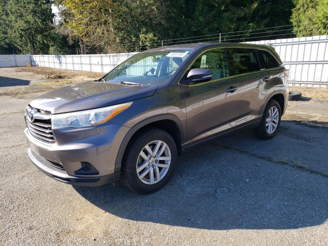 TOYOTA HIGHLANDER 2015