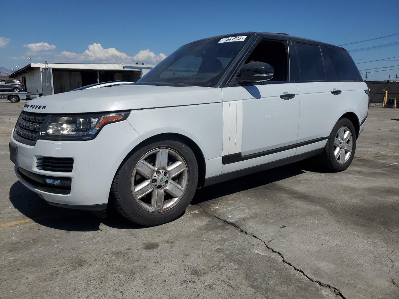 LAND ROVER RANGE ROVE 2016