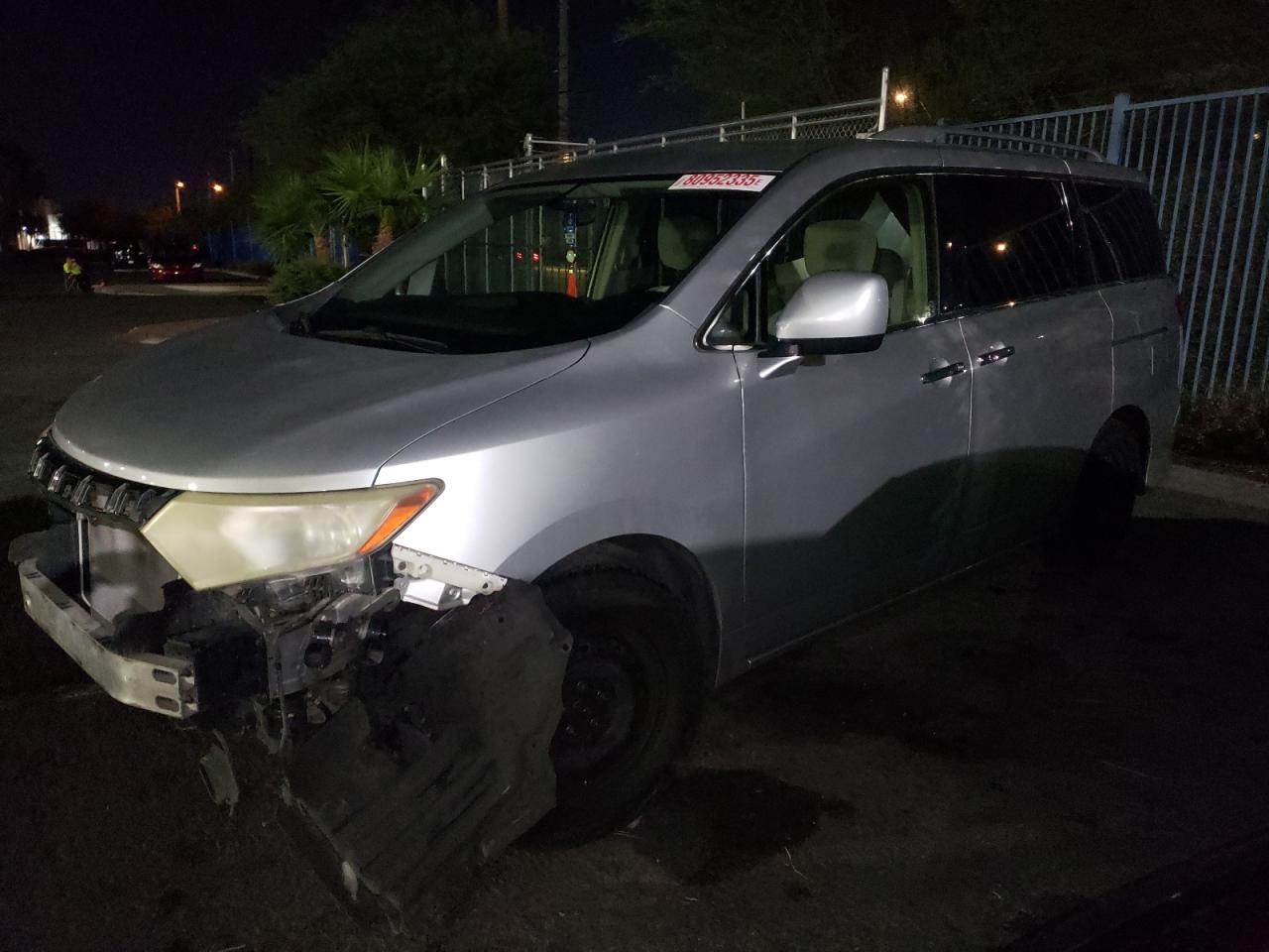 NISSAN QUEST S 2012