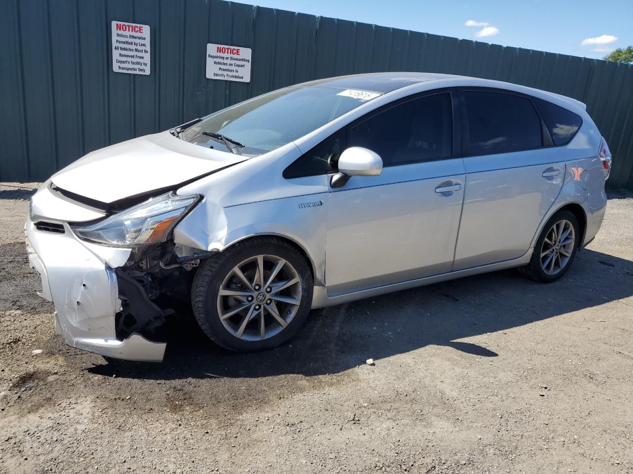 TOYOTA PRIUS V 2016