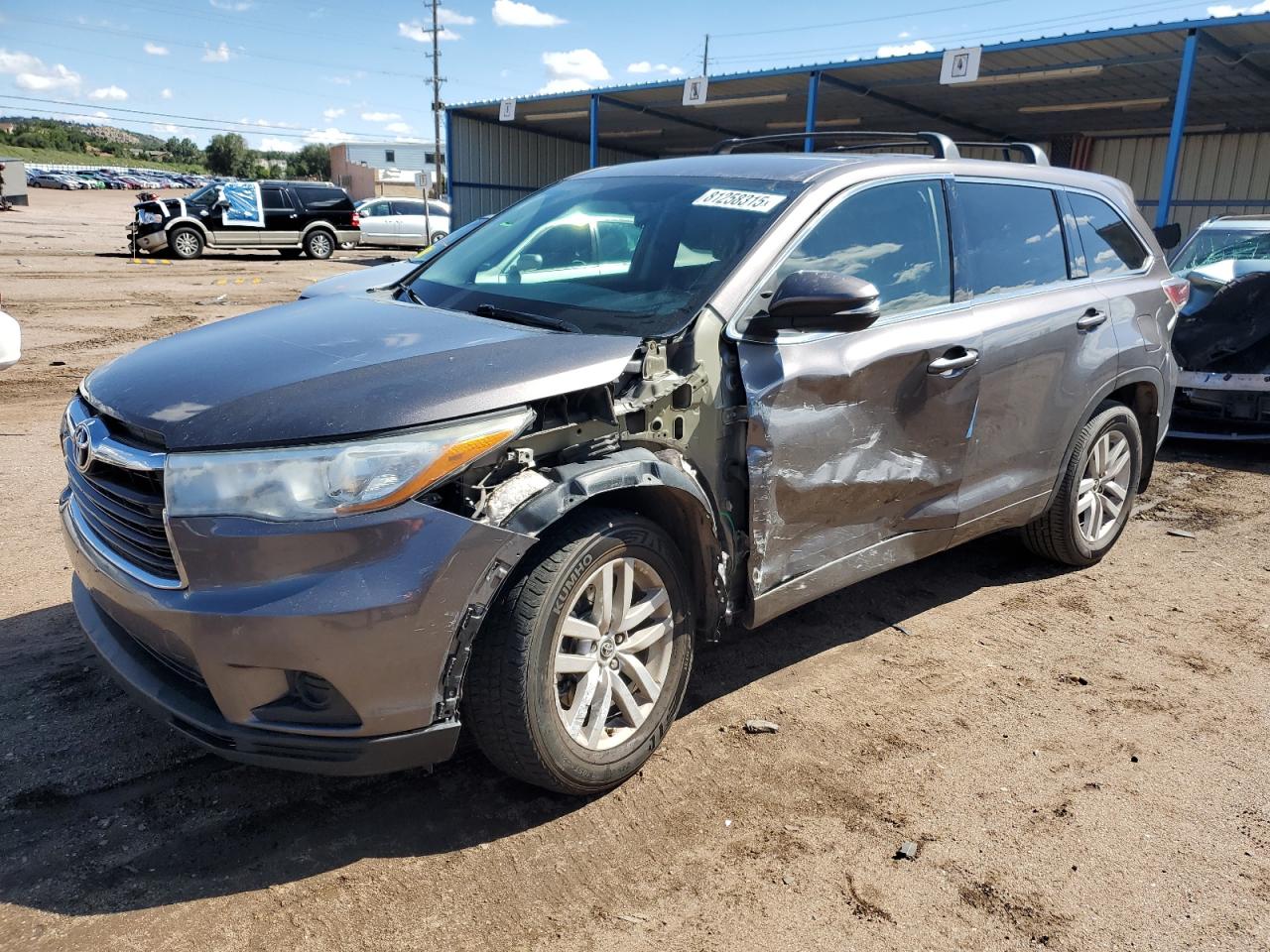 TOYOTA HIGHLANDER 2016