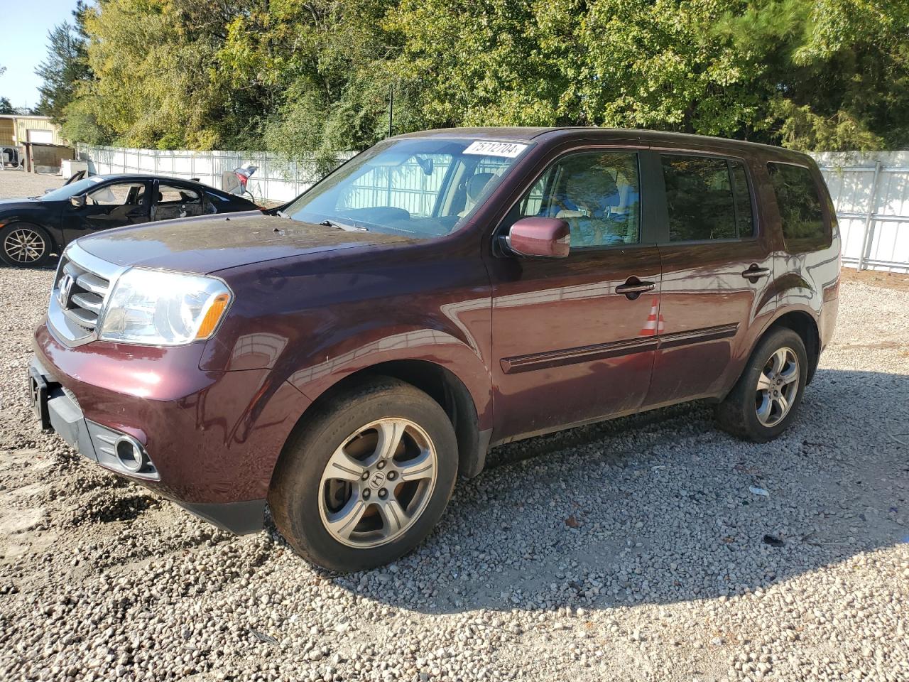 HONDA PILOT EXL 2012