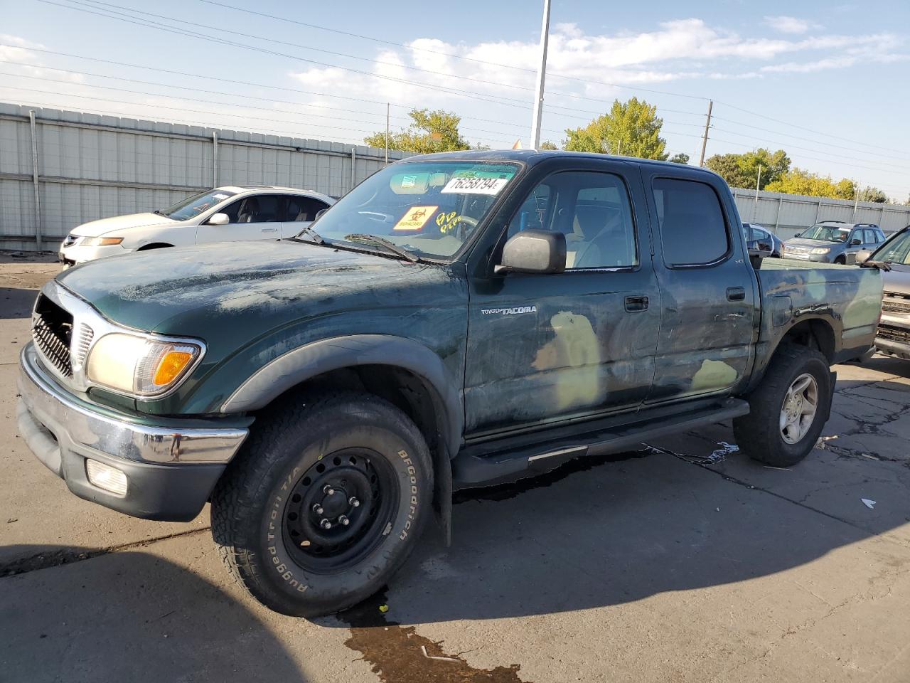 TOYOTA TACOMA DOU 2001