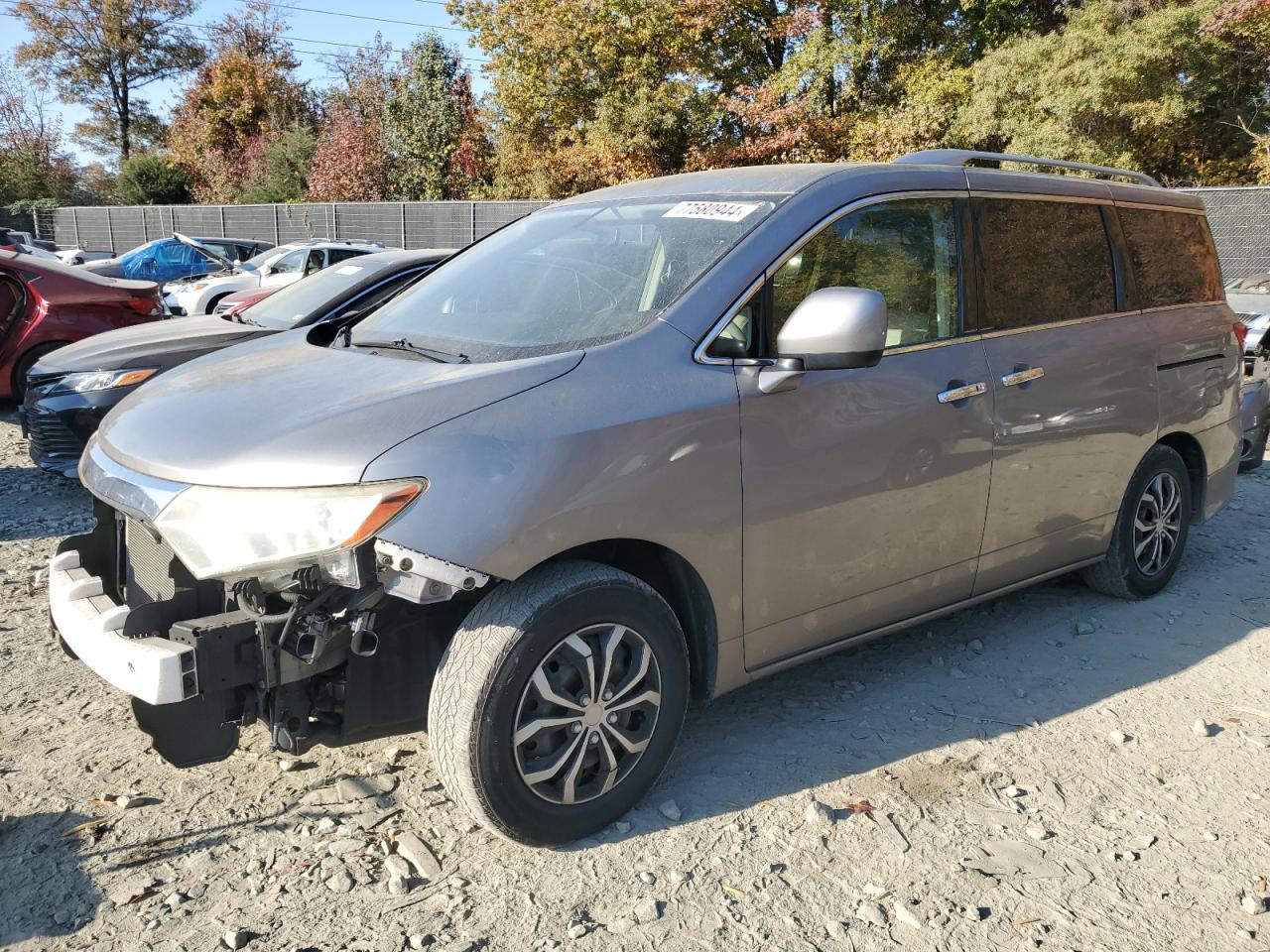 NISSAN QUEST S 2012