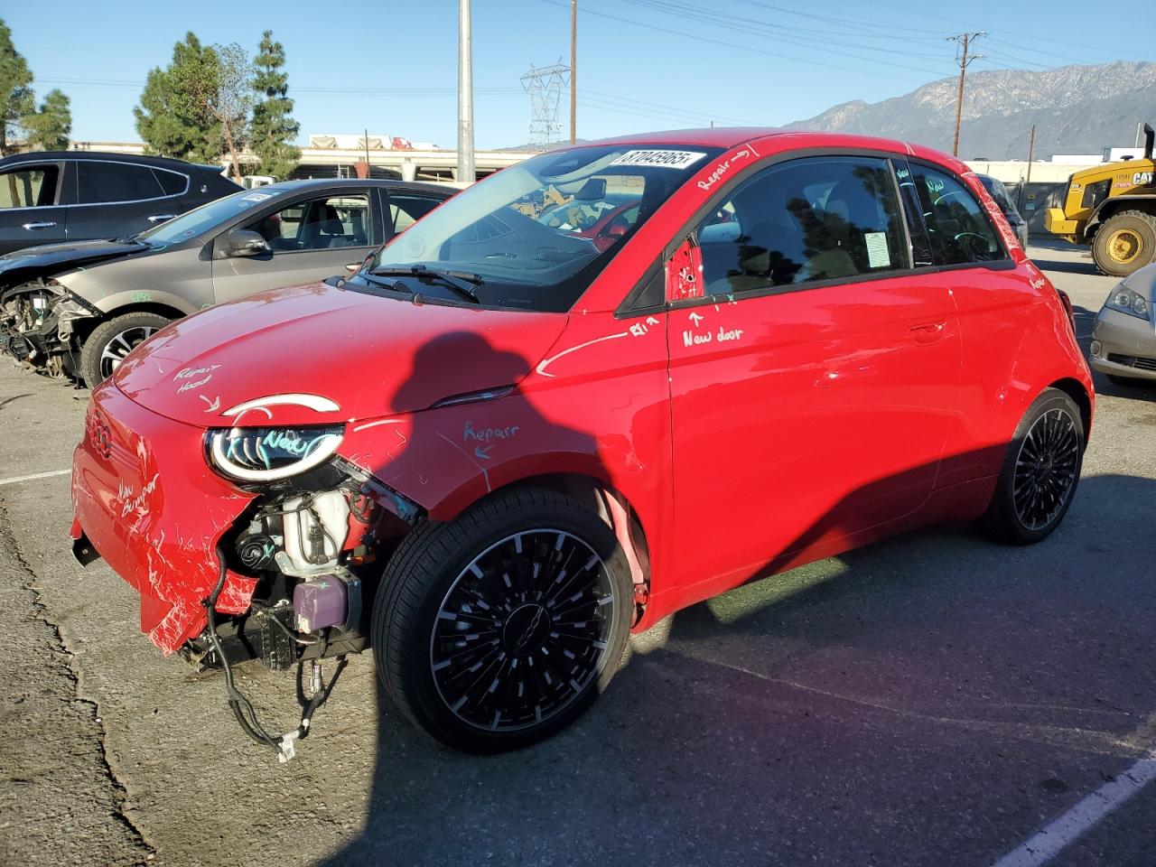 FIAT 500 E RED 2024