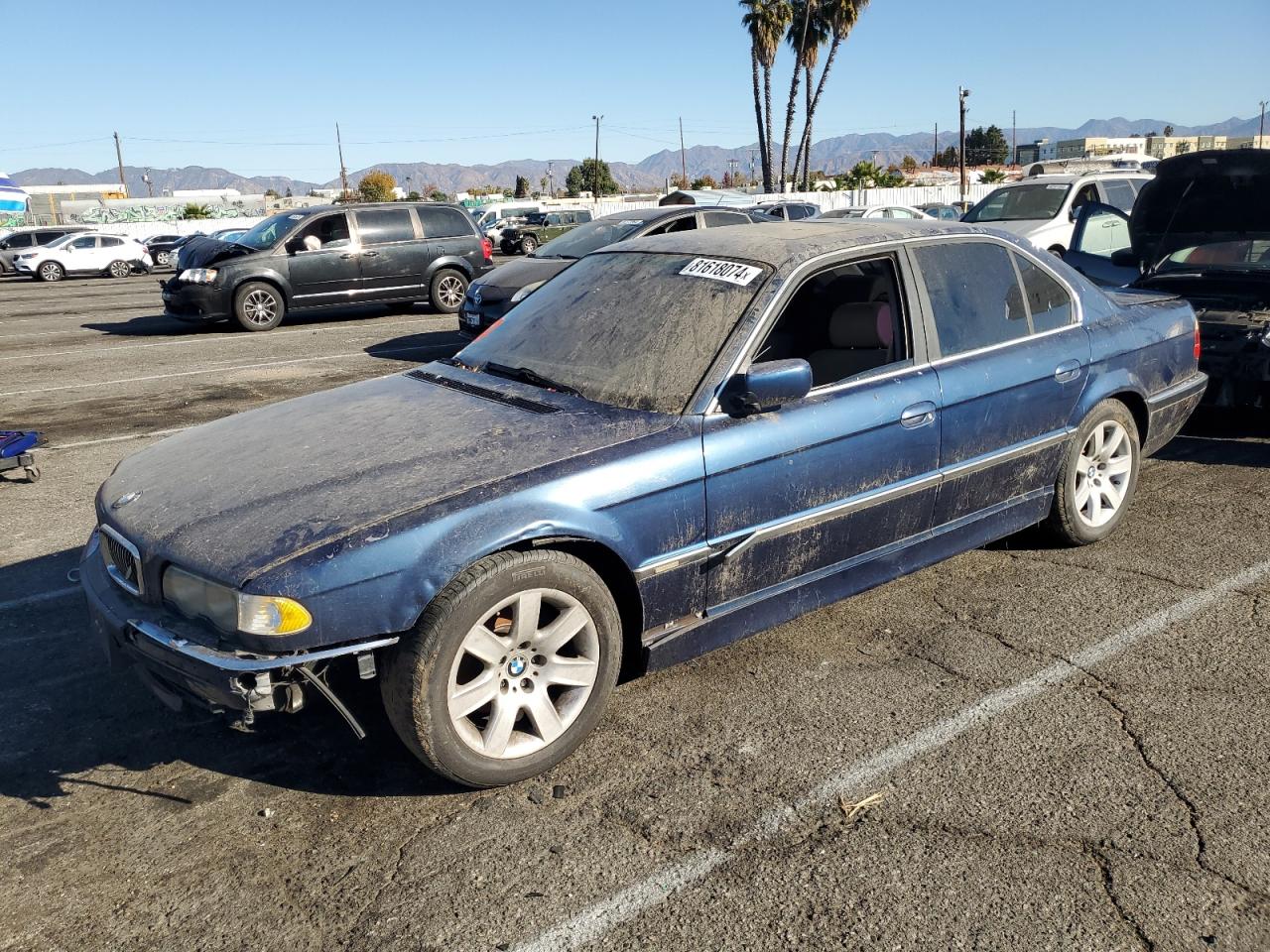 BMW 740 I AUTO 2001