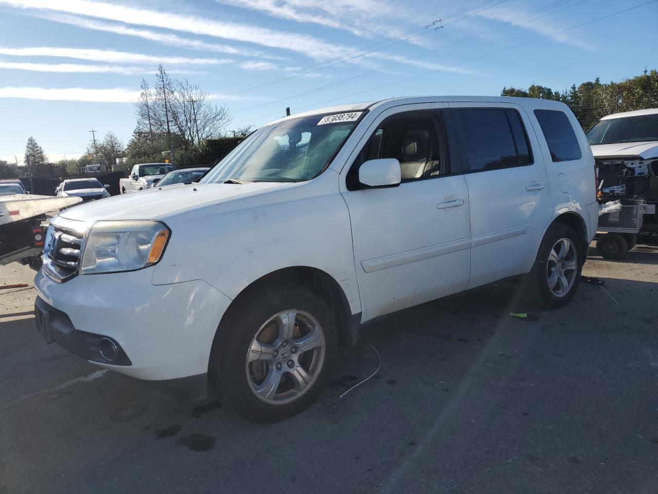 HONDA PILOT EXL 2012