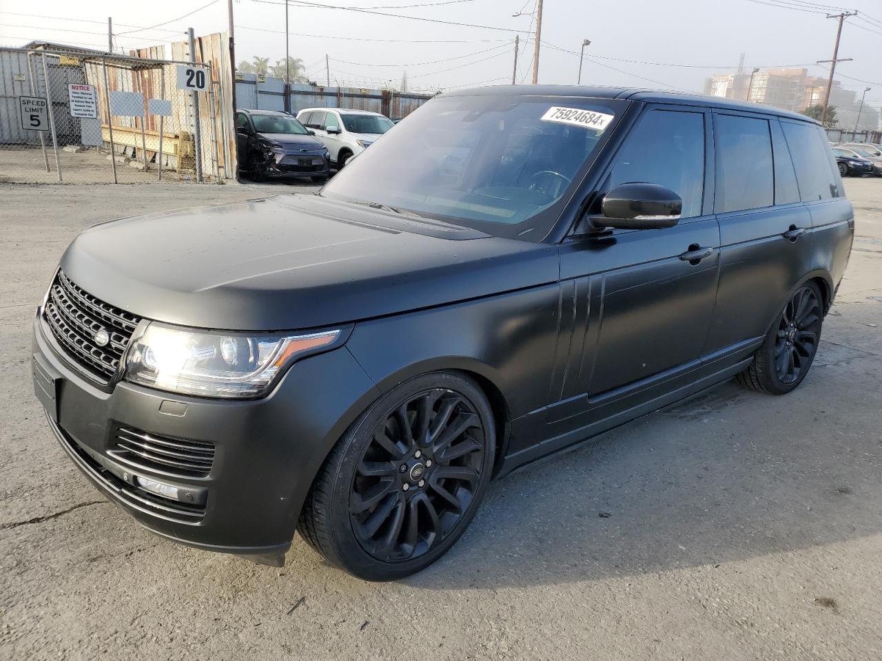 LAND ROVER RANGE ROVE 2015
