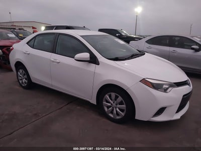 TOYOTA COROLLA 2016