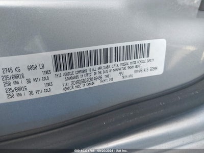 DODGE GRAND CARAVAN 2012