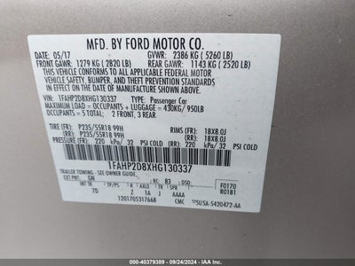 FORD TAURUS 2017