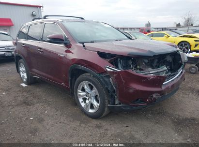 Toyota Highlander Hybrid 2016