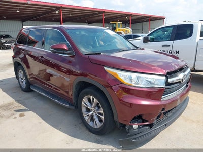 TOYOTA HIGHLANDER 2016