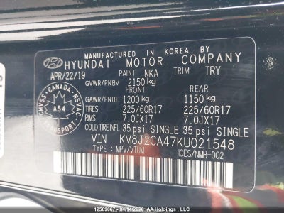 HYUNDAI TUCSON 2019